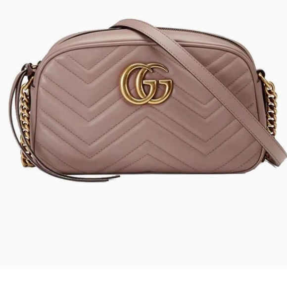 Gucci Handbags - SOLD Gucci Women's Lavender Crossbody Bag with Gold Accents